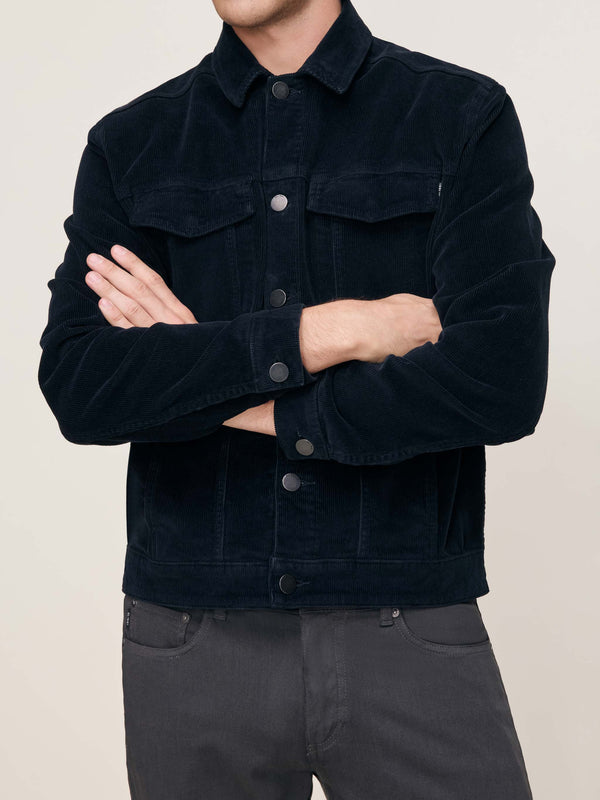 Dl1961 Vaughn Trucker Jacket Skyline