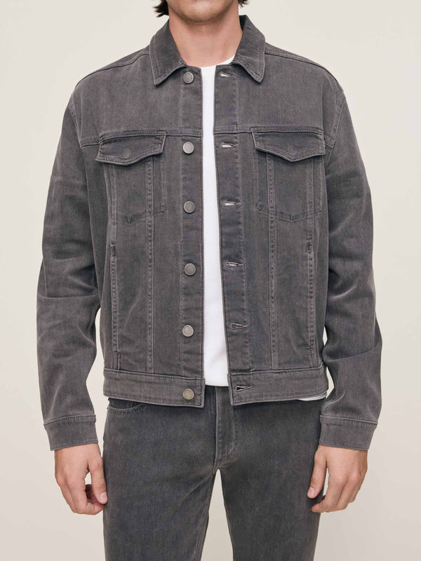 Dl1961 Vaughn Trucker Jacket Weathered Grey