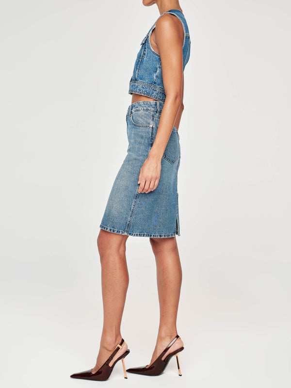 Dl1961 Vest Cropped Endless Sea