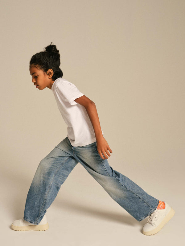 Dl1961 Zeke Wide Leg Jeans Aged Mid