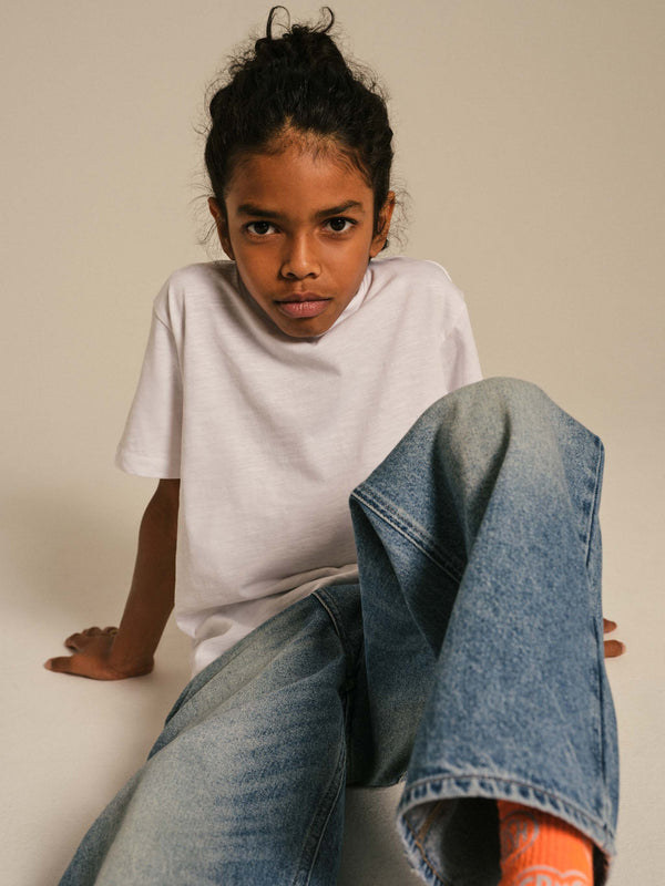 Dl1961 Zeke Wide Leg Jeans Aged Mid