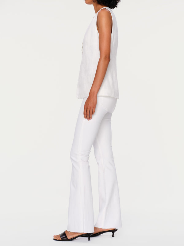 Dl1961 Zia Vest White Linen