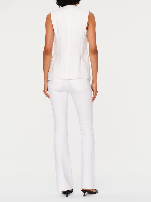 Dl1961 Zia Vest White Linen