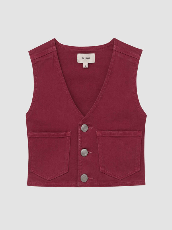 dl1961 Zizi Vest Crimson