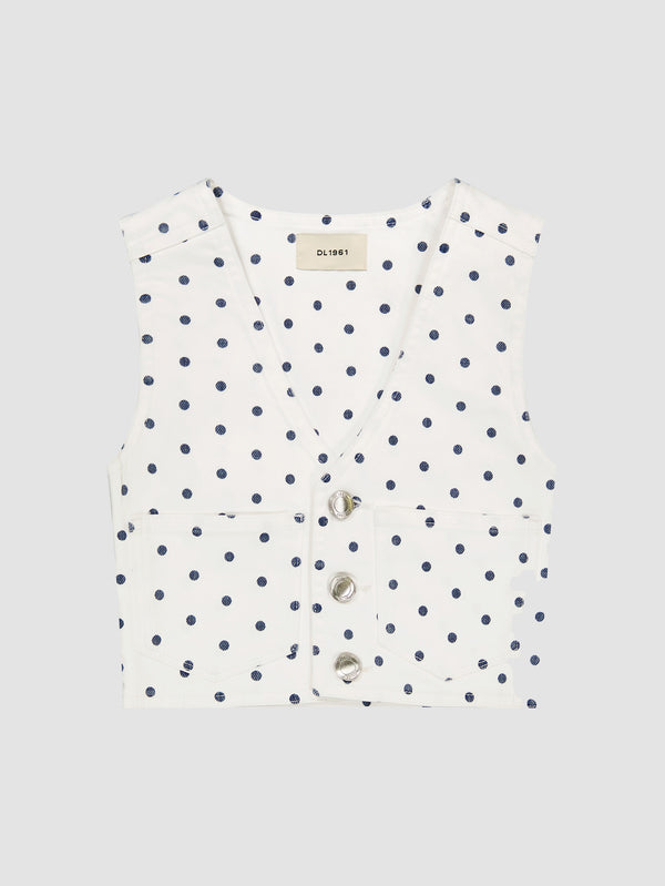 Dl1961 Zizi Vest Marine Dots