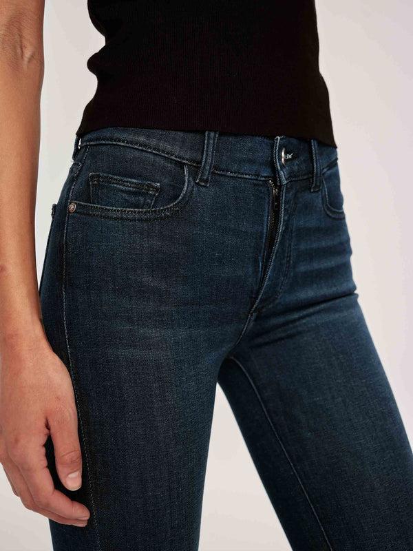 Dl1961 Farrow Skinny High Rise Instasculpt Ankle Jeans Dark Indigo