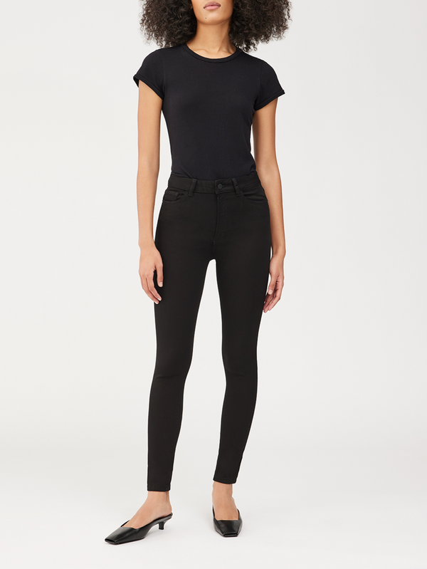 dl1961 Farrow Skinny High Rise Instasculpt Ankle Jeans Hail