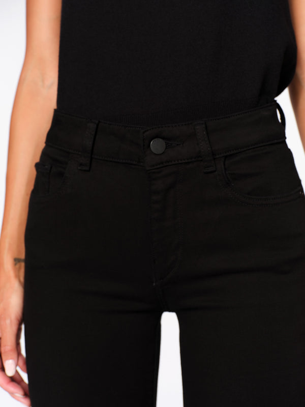 Dl1961 Florence Skinny Mid Rise Instasculpt Crop Hail