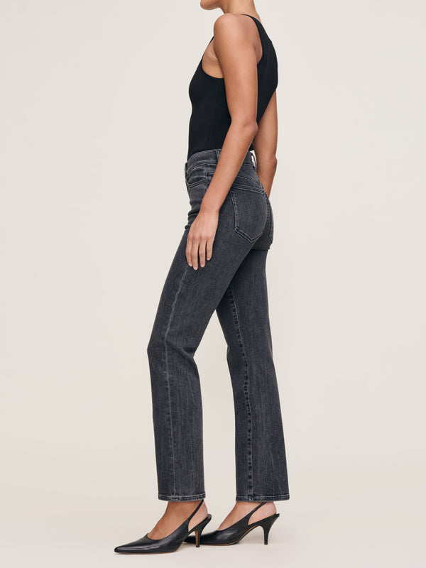 Dl1961 Halle Straight High Rise Instasculpt™ 29" Jeans Nightshade