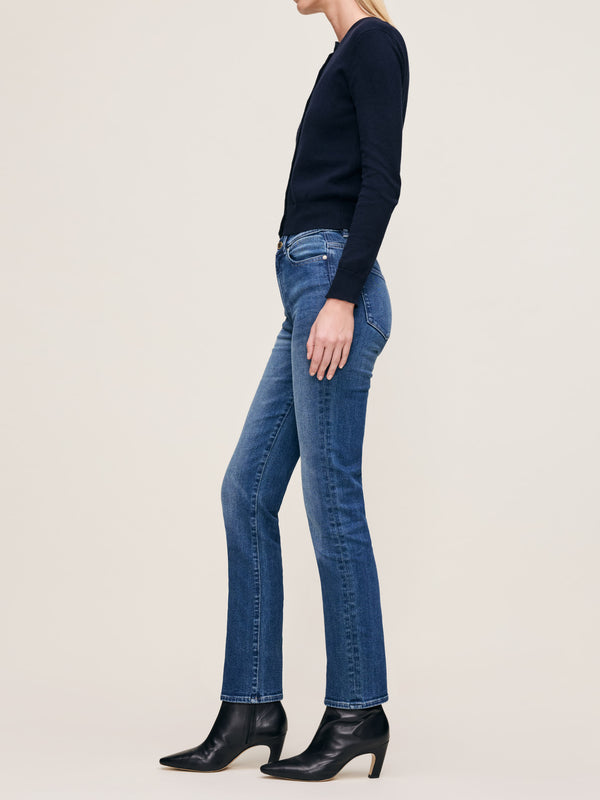 Dl1961 Halle Straight High Rise Instasculpt™ 29" Jeans Oceanside
