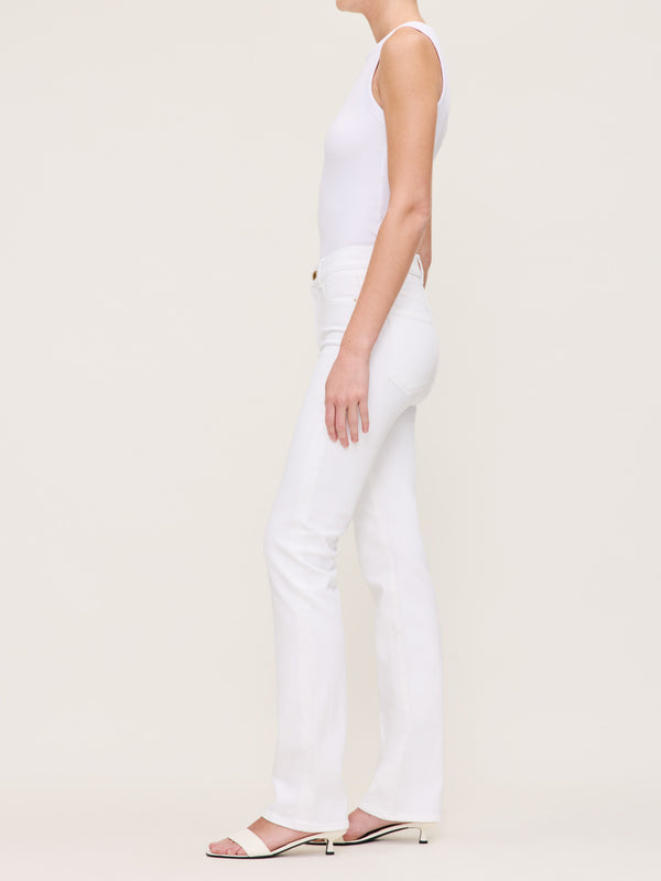 Dl1961 Halle Straight High Rise Instasculpt™ 29" Jeans White