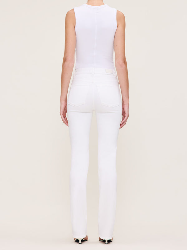 Dl1961 Halle Straight High Rise Instasculpt™ 29" Jeans White