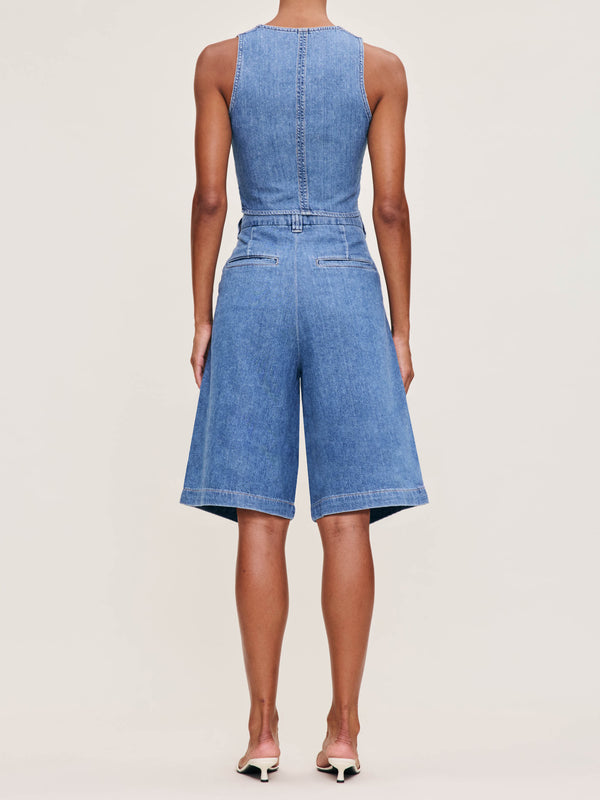 Dl1961 Hepburn Jean Short High Rise Pleated 12.5" Great Falls