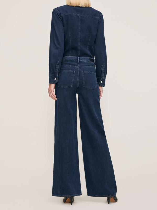 Dl1961 Hepburn Wide Leg High Rise 32" Jeans Crater Lake