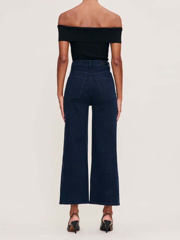 Dl1961 Hepburn Wide Leg High Rise Ankle Jeans Flatiron