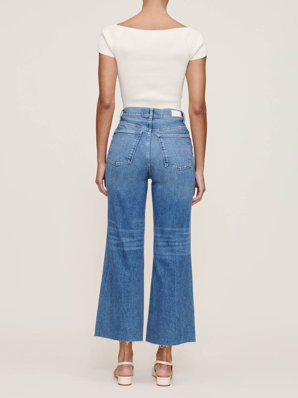 Dl1961 Hepburn Wide Leg Petite High Rise 25" Jeans Driggs