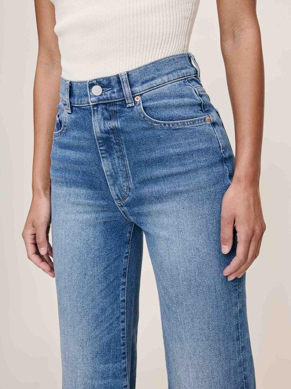 Dl1961 Hepburn Wide Leg Petite High Rise 25" Jeans Driggs