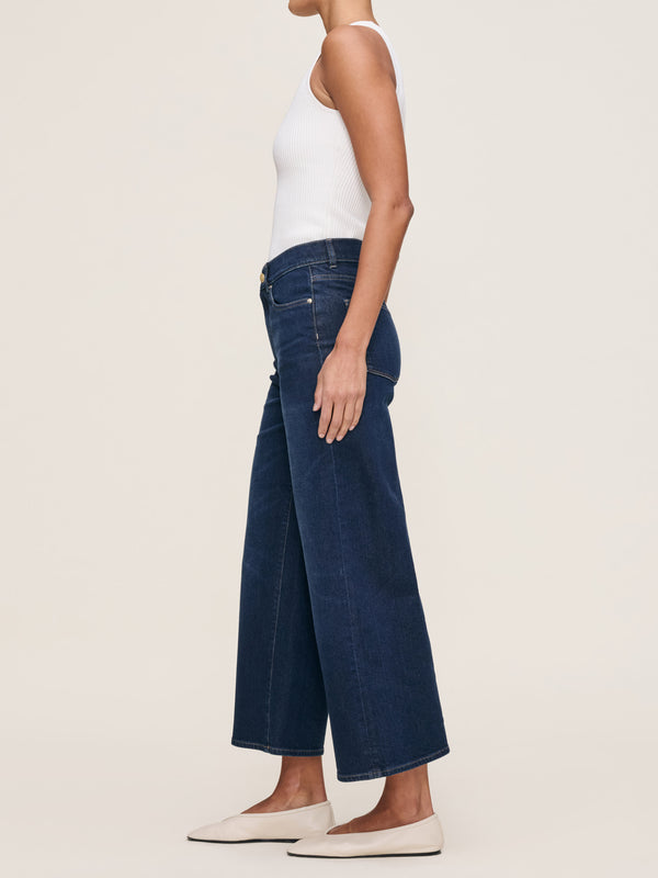 Dl1961 Hepburn Wide Leg Vintage Jeans Mediterranean