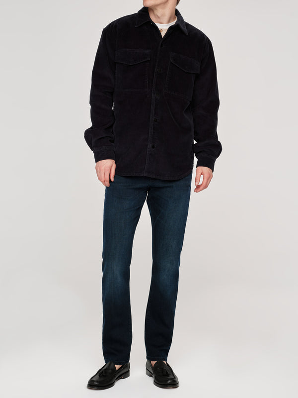 Dl1961 Hudson & Perry Shirt Deep Marine Corduroy (Navy)