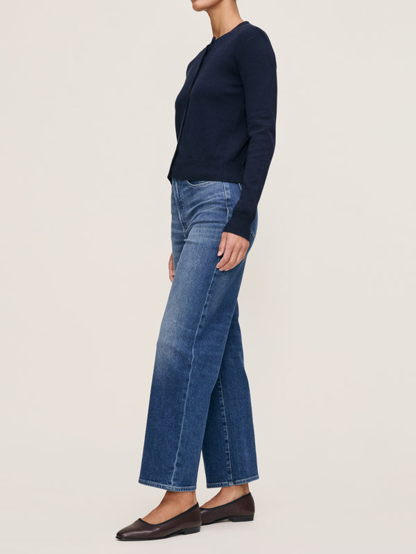 Dl1961 Karmine Refined Wide Leg High Rise 28" Jeans Clearwater