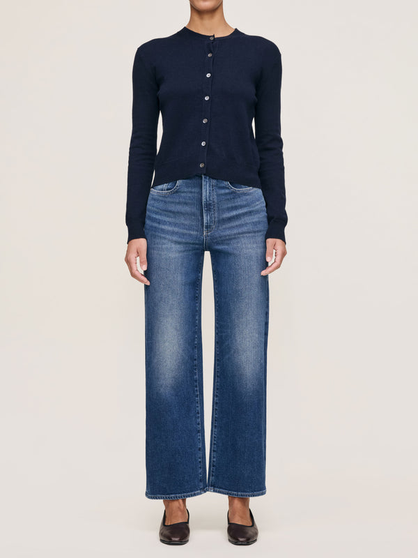 Dl1961 Karmine Refined Wide Leg High Rise 28" Jeans Clearwater