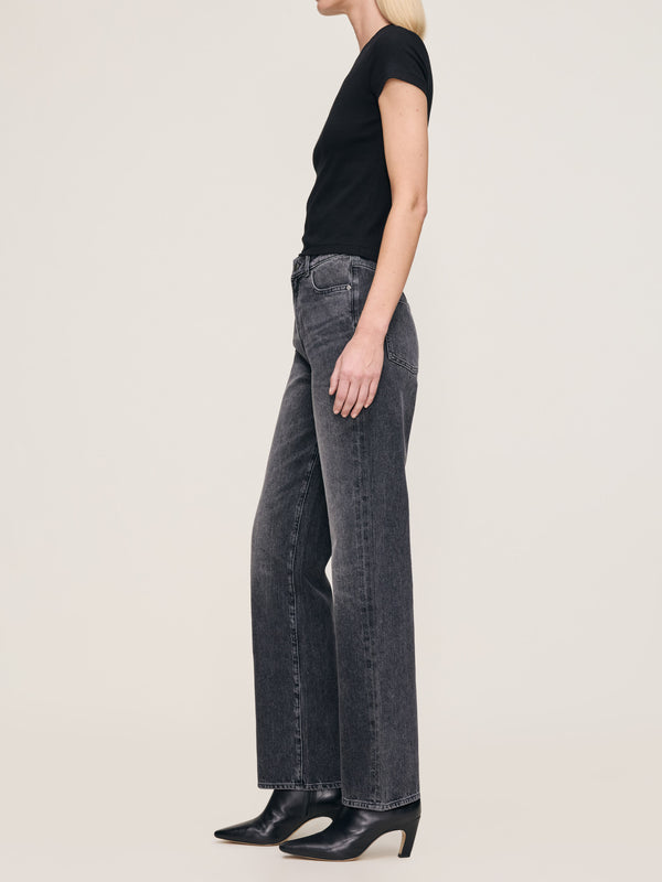 Dl1961 Karmine Refined Wide Leg High Rise 31" Jeans Nightshade