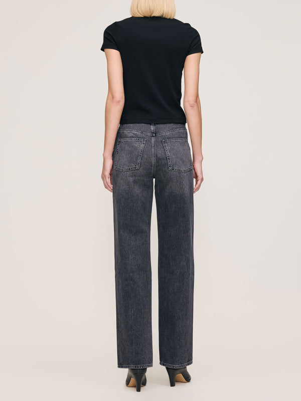 Dl1961 Karmine Refined Wide Leg High Rise 31" Jeans Nightshade