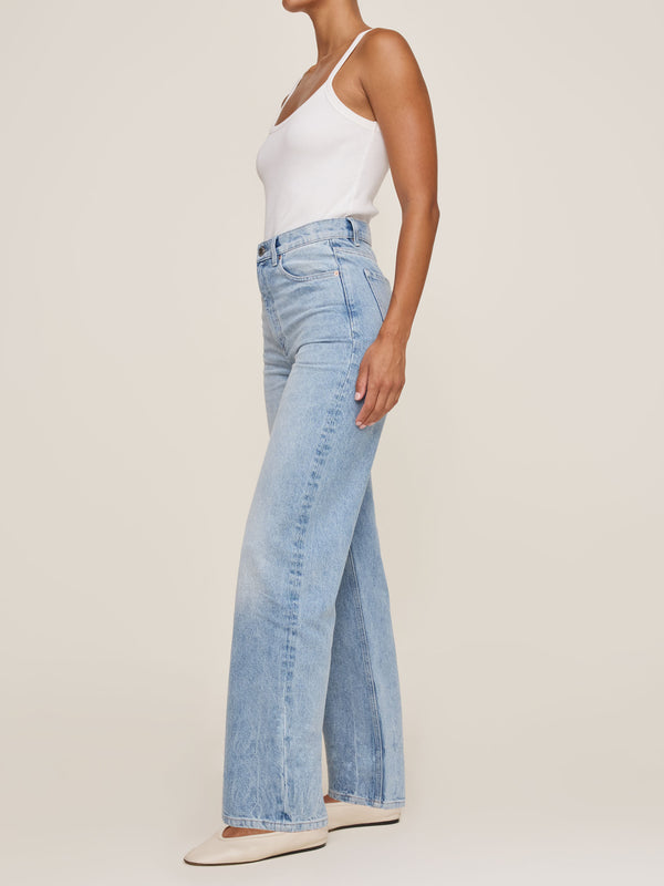 Dl1961 Karmine Refined Wide Leg High Rise 31" Jeans Vintage Light