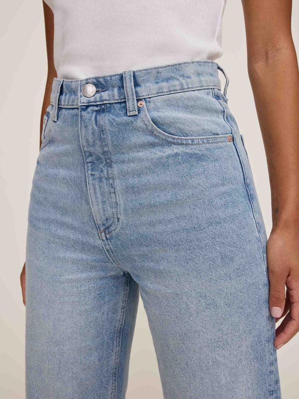 Dl1961 Karmine Refined Wide Leg High Rise 31" Jeans Vintage Light