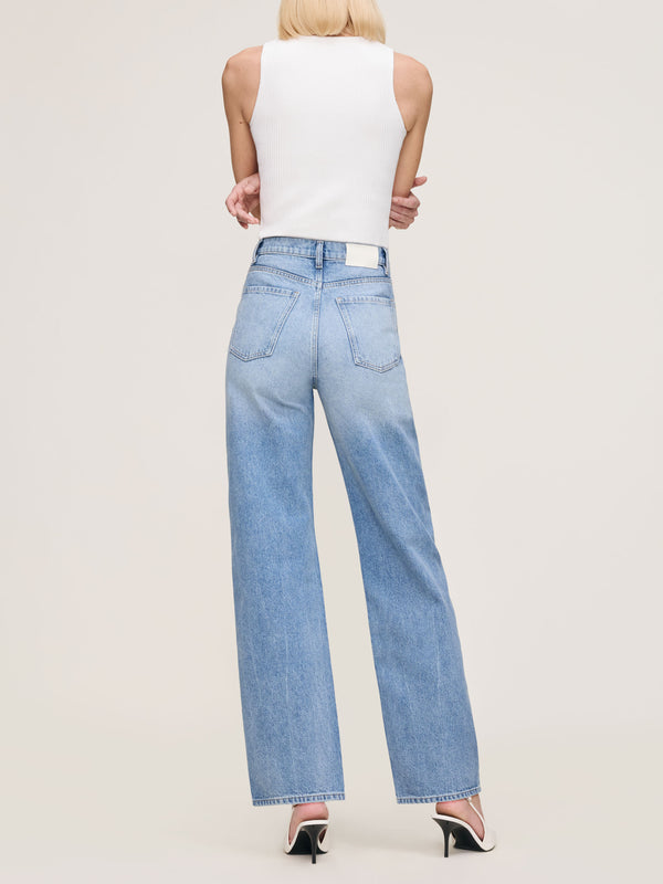 Dl1961 Karmine Refined Wide Leg High Rise 31" Salt Lake
