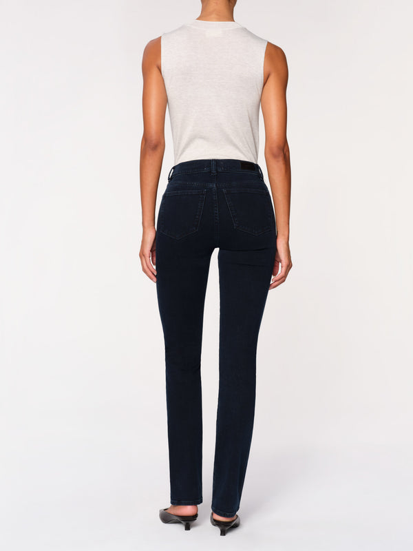 Dl1961 Mara Straight Mid Rise Instasculpt 31" Jeans Flatiron