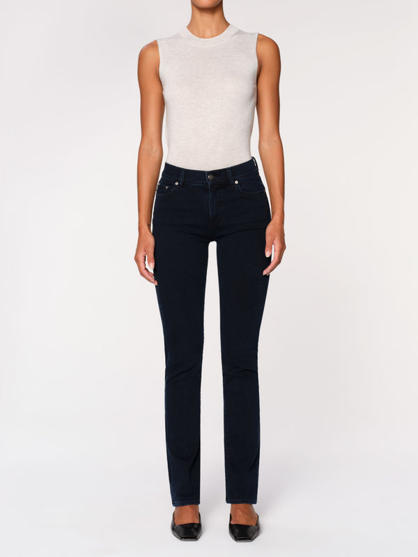Dl1961 Mara Straight Mid Rise Instasculpt 31" Jeans Flatiron