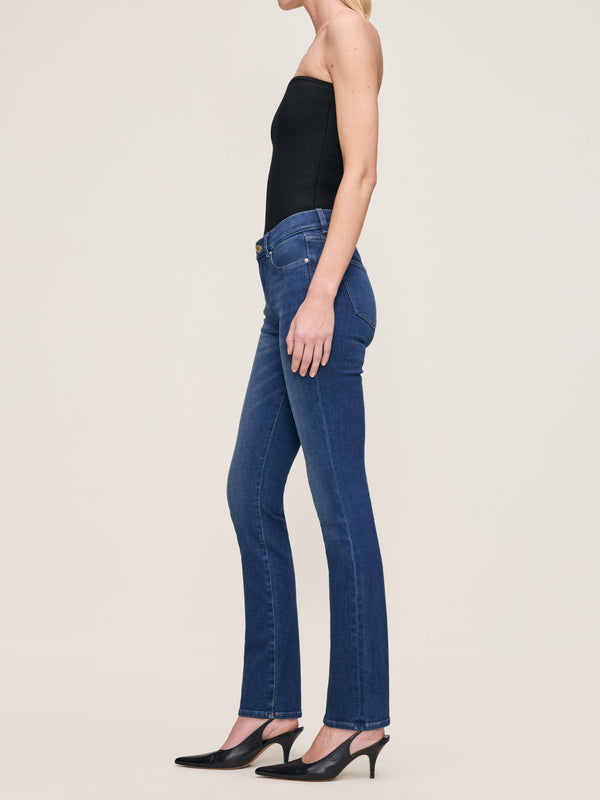 Dl1961 Mara Straight Mid Rise Instasculpt 31" Jeans Santa Monica
