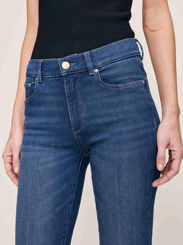Dl1961 Mara Straight Mid Rise Instasculpt 31" Jeans Santa Monica