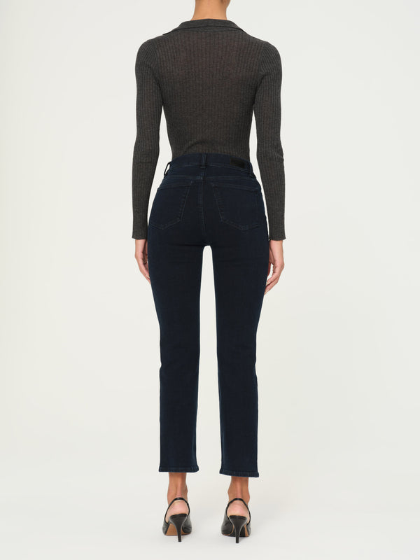 Dl1961 Mara Straight Mid Rise Instasculpt Ankle Jeans Flatiron