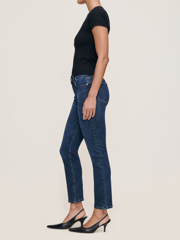Dl1961 Mara Straight Mid Rise Instasculpt Ankle Jeans India Ink