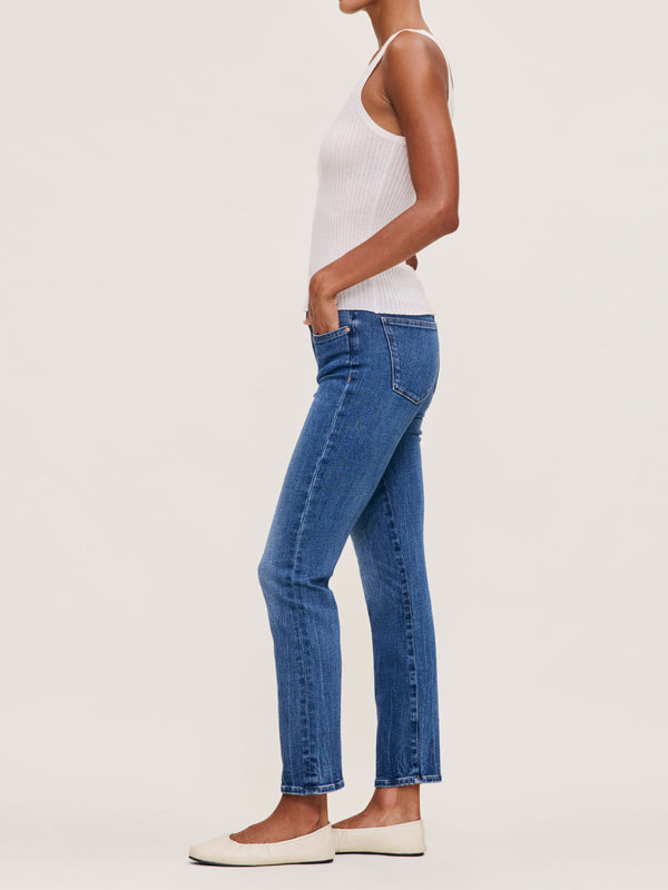 Dl1961 Mara Straight Mid Rise Instasculpt Ankle Jeans Palm Springs