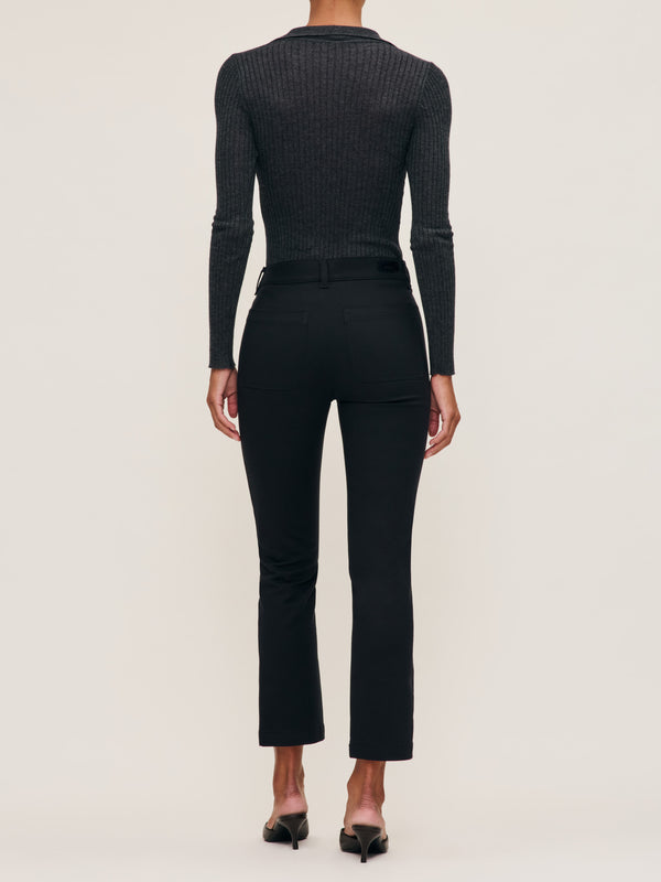 Dl1961 Mara Straight Mid Rise Instasculpt Ankle Jet