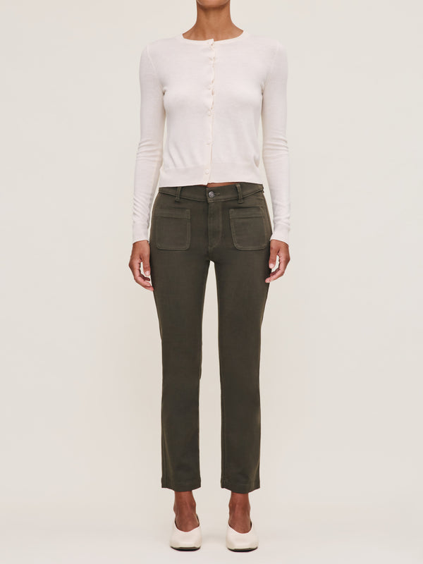 dl1961 Mara Straight Mid Rise Instasculpt Ankle Paddock