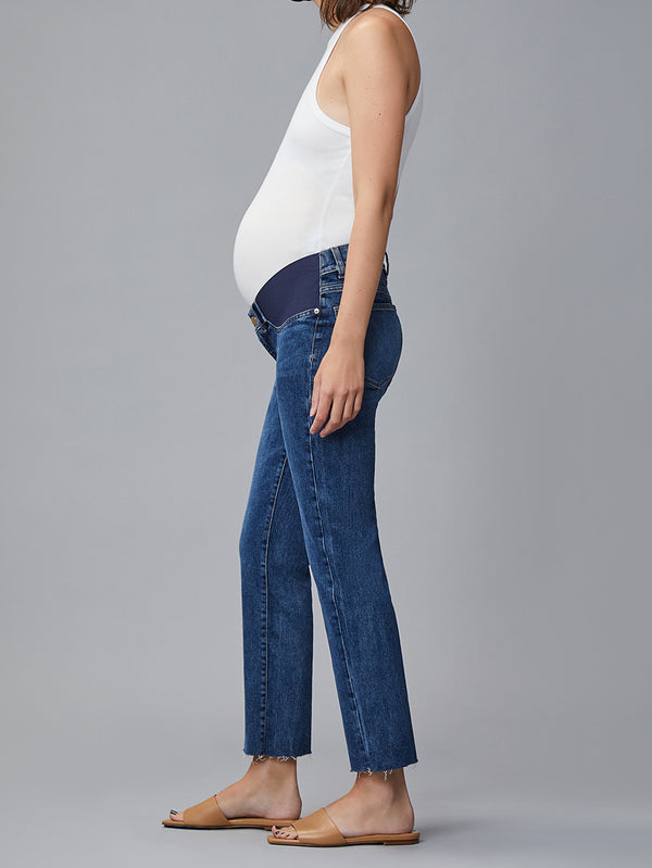 Dl1961 Patti Straight Maternity Vintage Jeans Seaborn Raw