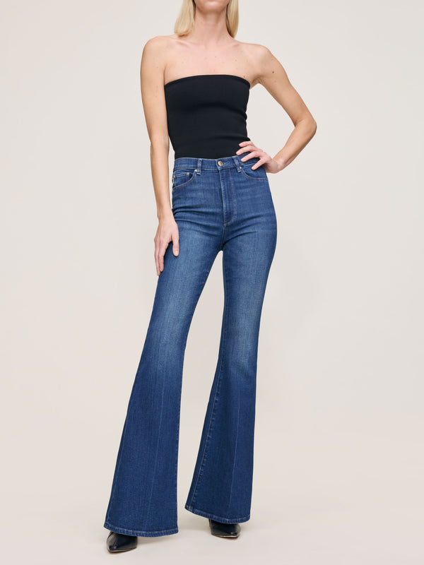dl1961 Rachel Flare Ultra High Rise Instasculpt™ 34" Jeans Santa Monica