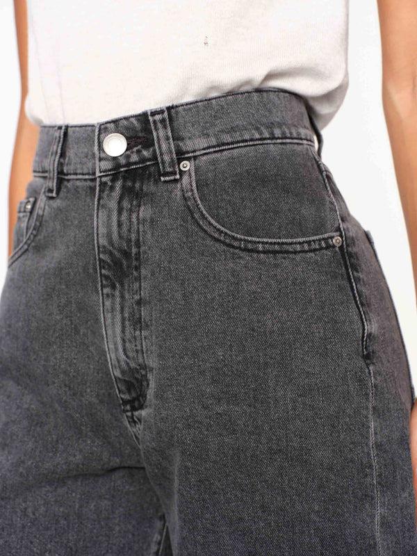 Dl1961 Taylor Jean Short Ultra High Rise 7" Lt. Nightshade