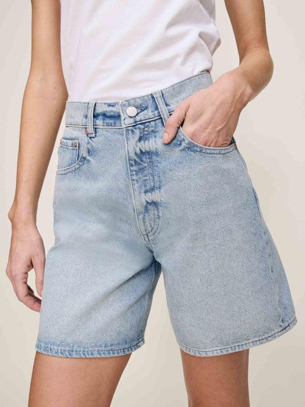 Dl1961 Taylor Jean Shorts Ultra High Rise 7" Vintage Light