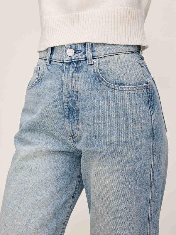 Dl1961 Taylor Relaxed Barrel Ultra High Rise 31" Jeans Southport