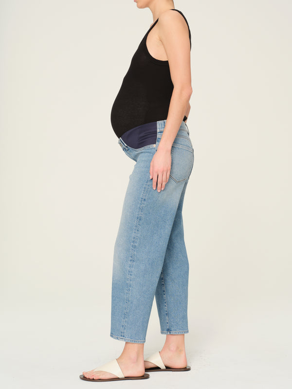 Dl1961 Thea Boyfriend Maternity Relaxed Tapered Jeans Ravello