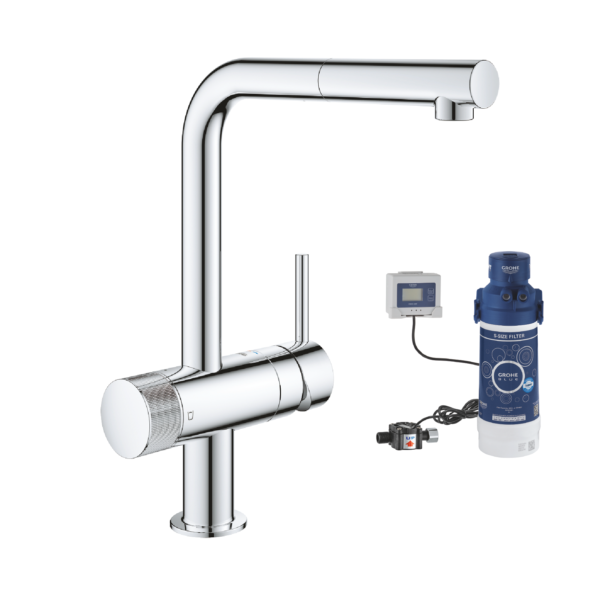dmora 31721000 + 40438001 Grohe Minta Pull-Out Duo Filter Faucet Set