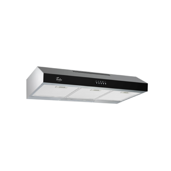 dmora 90cm Conventional Hood ( Black / Stainless Steel )