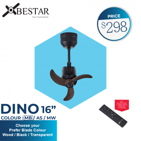 Dmora BESTAR Dino 16′ DC Corner Fan