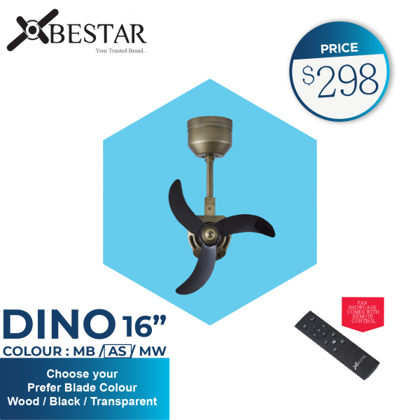 Dmora BESTAR Dino 16′ DC Corner Fan