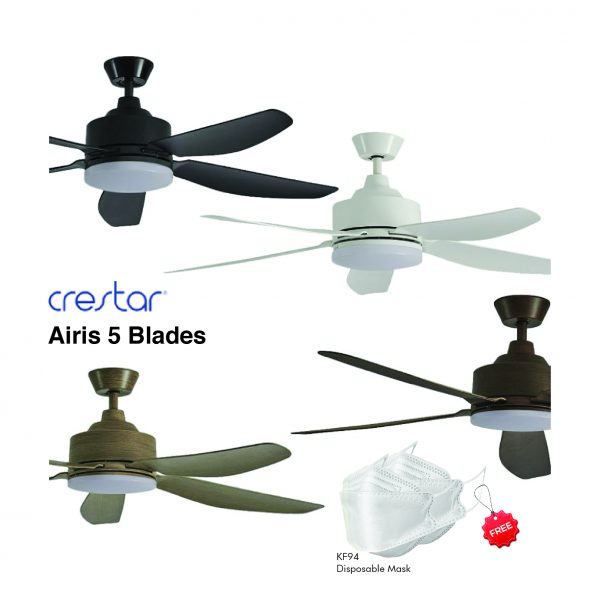 dmora Crestar Airis 5 Blades Ceiling Fan (50/56inch)